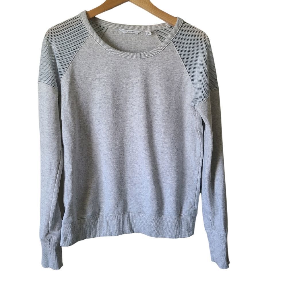 Athleta Mesh Shoulder Sweatshirt Size Small